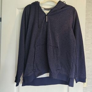 Under Armour Dark Blue Zip-Up Hoodie Size L Euc